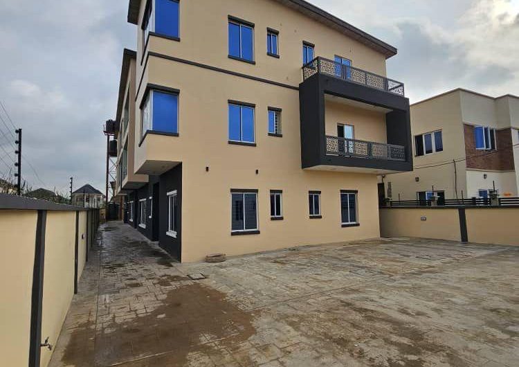 A fully finished and furnished Three story building in a serene environment is available for Sale